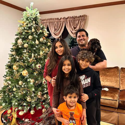 <p> Nicole Polizzi/Instagram</p> Nicole "Snooki" Polizzi, husband Jionni LaValle and their three children