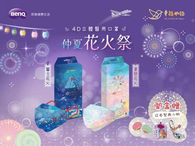 Hello Kitty夢幻聯名x明基幸福物語　推出4D立體醫療口罩