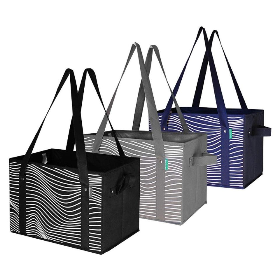 8) Reusable Grocery Bags Set