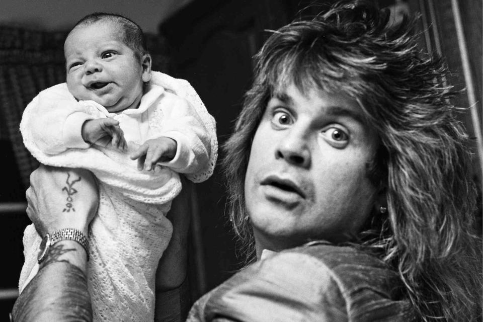 <p>Mike Maloney/Daily Mirror/Mirrorpix/Getty</p> Ozzy Osbourne with son, Jack