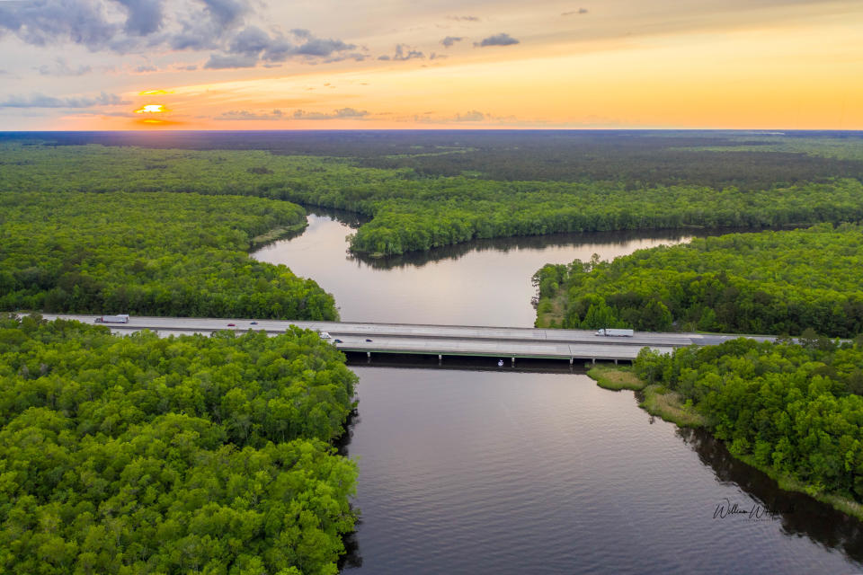 FILE: A photo titled "Confluence," taken by Billy Harrell in 2020, shows the confluence of the Canoochee and Ogeechee rivers in Georgia. The Canoochee Riverkeeper organization evolved to become the Ogeechee Riverkeeper, once of the organizations locally focused on protecting the river in south Georgia.