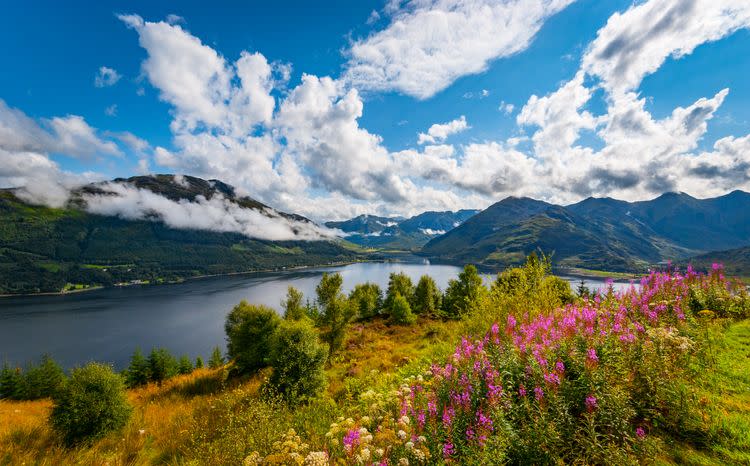 11) The morning view over Loch Duich