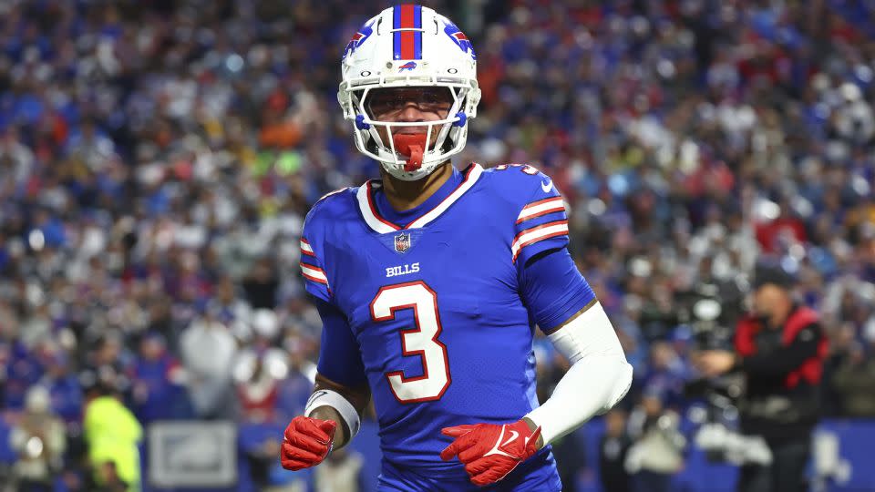 Hamlin during the first half of the Bills' game against the Dallas Cowboys. - Jeffrey T. Barnes/AP