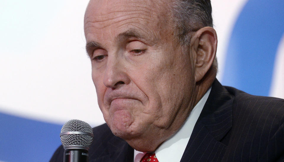 Rudy Giuliani versucht, sein Verhalten zu entschuldigen - anhand von "Game of Thrones". (Bild: ddp)