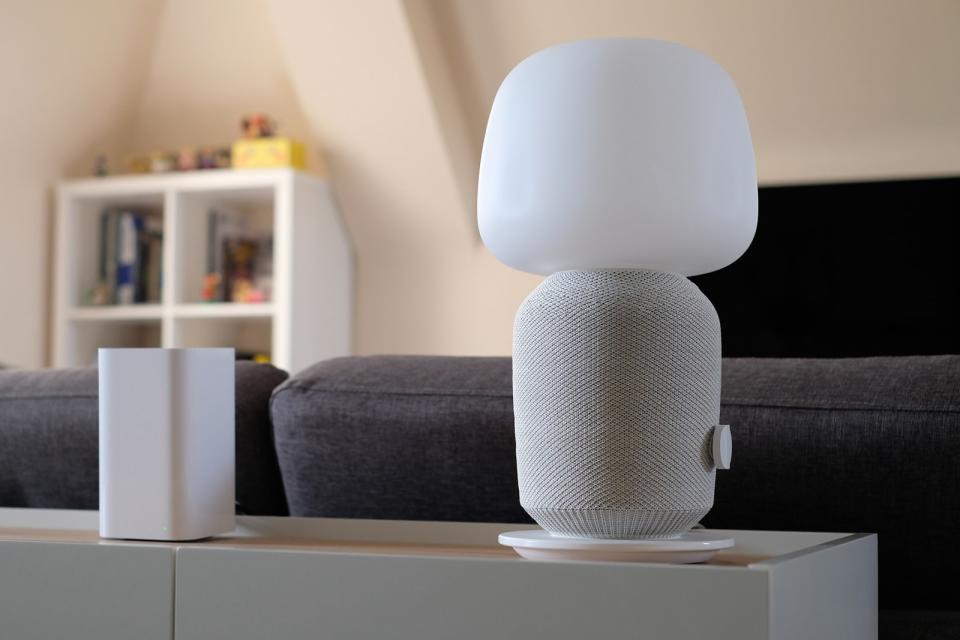 Sonos and IKEA Symfonisk lamp