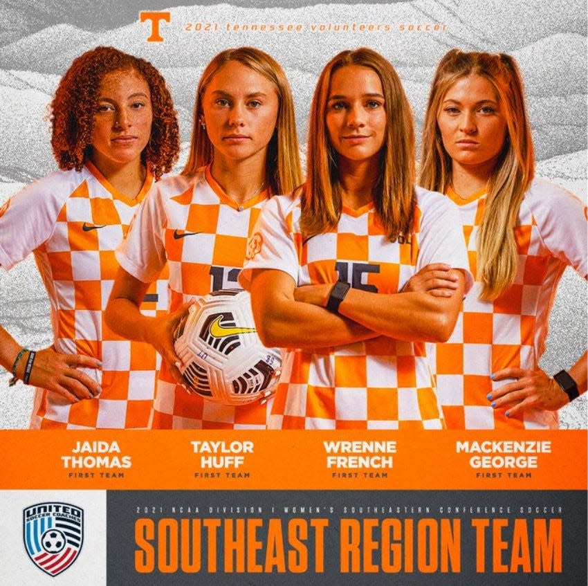 Madison grad Taylor Huff was one of four Tennessee Lady Vols to earn All-Southeast Region Team honors.