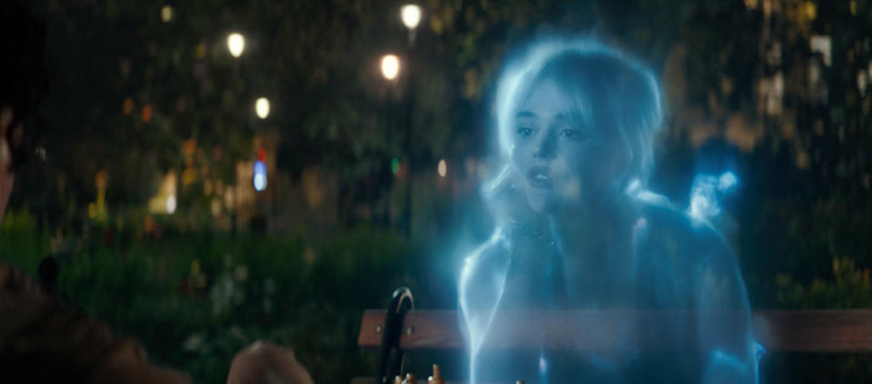 Melody (Emily Alyn Lind)in Columbia Pictures’ GHOSTBUSTERS: FROZEN EMPIRE.