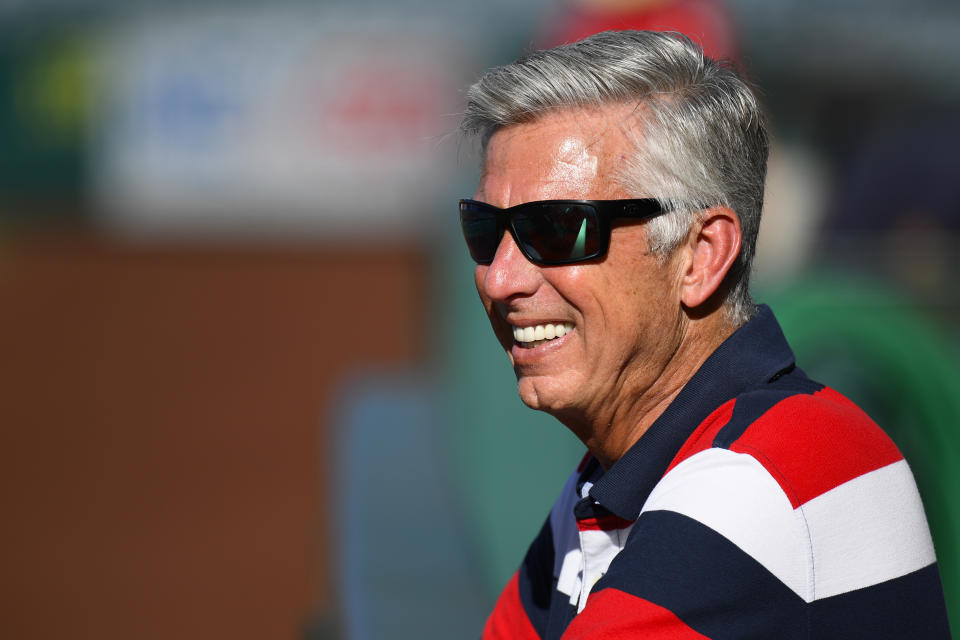 Dave Dombrowski, two-time World Series-winning exec, has been hired to as new Phillies team president. (Photo by Brian Rothmuller/Icon Sportswire via Getty Images)