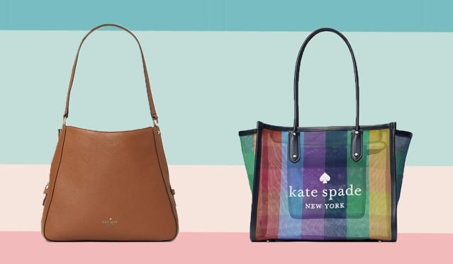 Kate Spade New York Ella Apple Tote Bag - Black Totes, Handbags