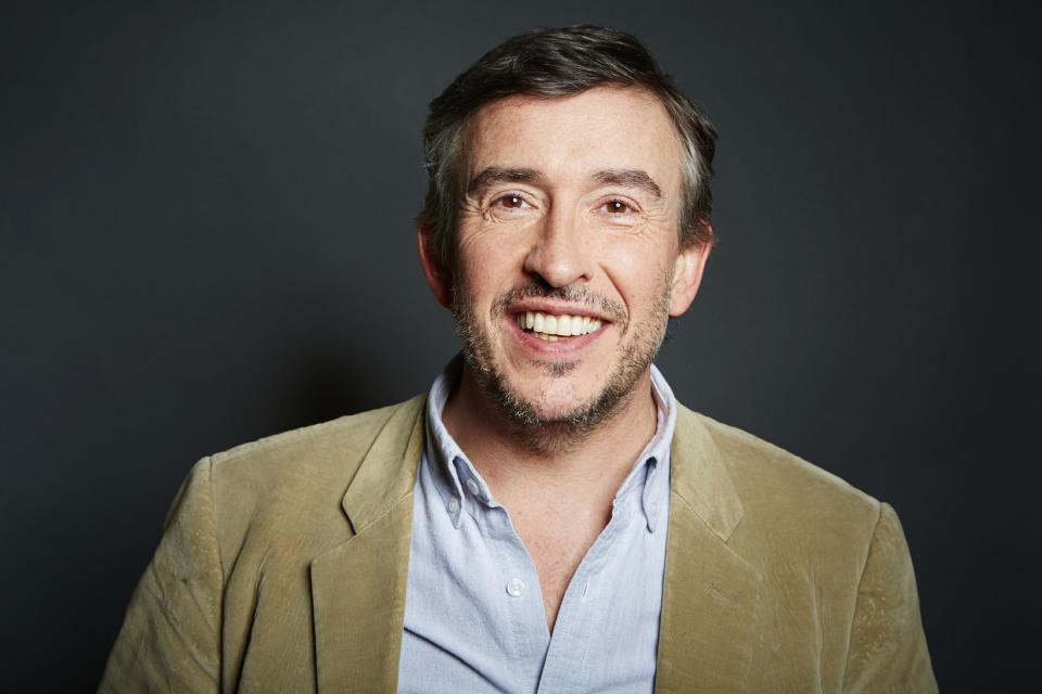 This April 2, 2014 photo shows English comedian, writer and actor Steve Coogan, from the upcoming film "Alan Partridge," in New York. (Photo by Dan Hallman/Invision/AP)