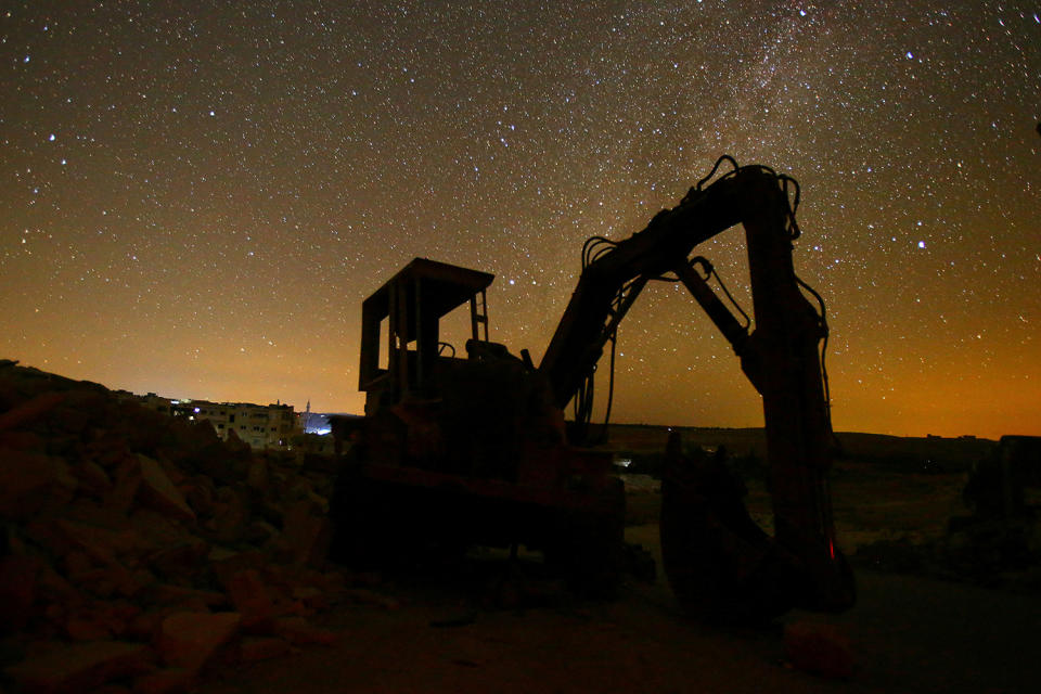 Starry nights and empty streets in Syria