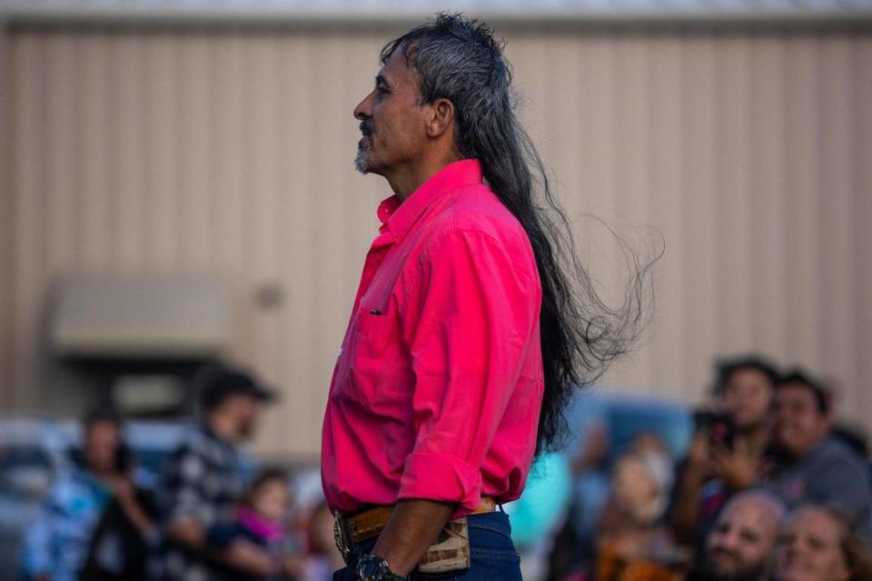 Twenty-six people, among three different age groups, competed in the mullet competition during the 2021 Mt. Sterling Court Day Festival in Mt. Sterling, Ky., on Saturday, Oct. 16, 2021.