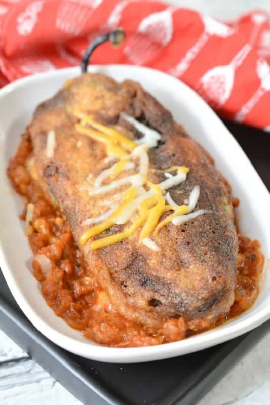 <p>Stylish Cravings</p><p>These Keto Chili Rellenos are stuffed with chicken and cheese but you can also use beef or even chorizo.</p><p><strong>Get the recipe: </strong><a href="https://stylishcravings.com/keto-chili-rellenos/" rel="nofollow noopener" target="_blank" data-ylk="slk:Keto Chili Rellenos;elm:context_link;itc:0;sec:content-canvas" class="link "><strong>Keto Chili Rellenos</strong></a></p>