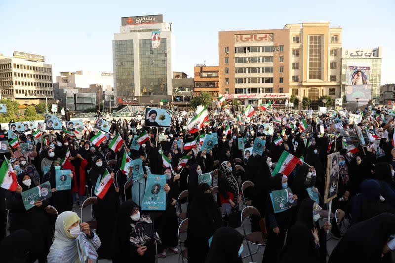 Election rally in Tehran