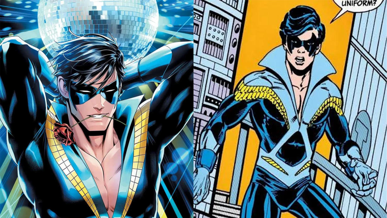  Nightwing Discowing costume. 