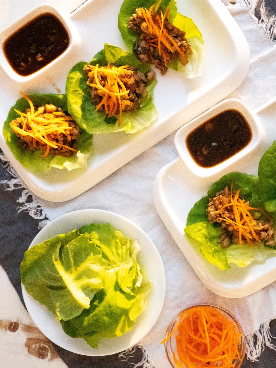 The leaves of Bibb lettuce are very delicate and tender, making them a perfect holder for the delicious chicken mixture in Easy Asian Chicken Lettuce Wraps.