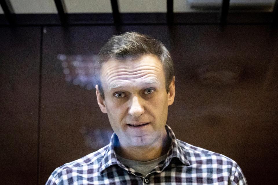 Kremlin critic Alexei Navalny said new charges had been opened against him (Copyright 2021 The Associated Press. All rights reserved.)