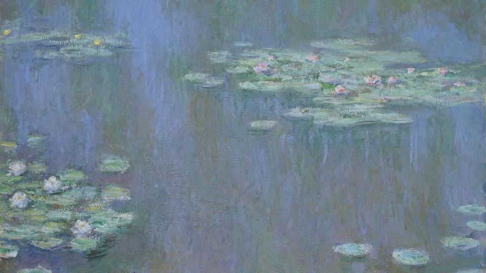 Monet's waterlillies painting