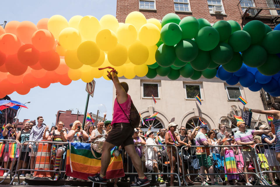 Hillary Clinton attends New York City Pride March