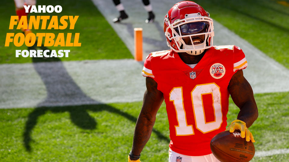 Tyreek Hill had a monster game in Week 12 against Tampa Bay.