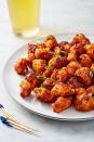 <p>Much like our <a href="https://www.delish.com/cooking/recipe-ideas/recipes/a50341/parmesan-cauliflower-bites-recipe/" rel="nofollow noopener" target="_blank" data-ylk="slk:Parmesan cauliflower bites;elm:context_link;itc:0;sec:content-canvas" class="link ">Parmesan cauliflower bites</a>, these little guys have just enough crunch and flavor to keep us going. Craving salt but avoiding chips and unhealthy snacks? These sticky-spicy bites will save the day.</p><p>Get the <strong><a href="https://www.delish.com/cooking/recipe-ideas/recipes/a47636/honey-garlic-cauliflower/" rel="nofollow noopener" target="_blank" data-ylk="slk:Honey-Garlic Cauliflower recipe;elm:context_link;itc:0;sec:content-canvas" class="link ">Honey-Garlic Cauliflower recipe</a></strong>.</p>