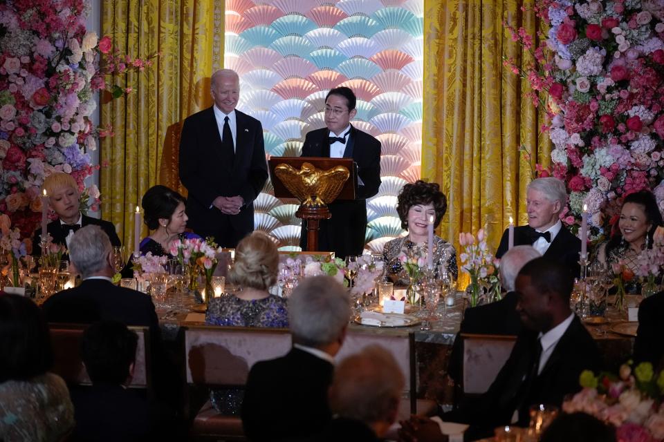 Joe Biden and Fumio Kishida