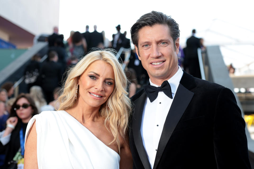 Tess Daly and Vernon Kay attends the 2024 BAFTAs