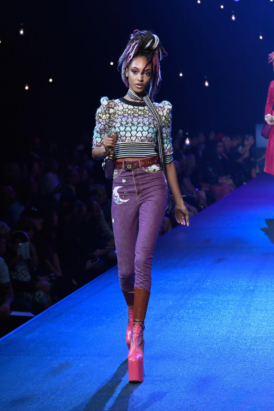 A model walks Marc Jacobs’s Spring 2017 runway in New York City.