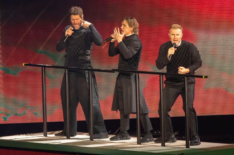 Take That are performing at the AO Arena this week after being relocated from Co-op Live