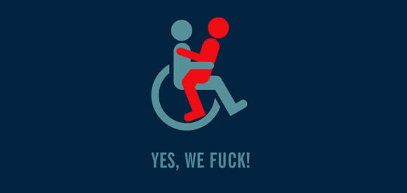 Logo del documental “Yes, we fuck”, del realizador Raúl de la Morena y el activista Antonio Centeno