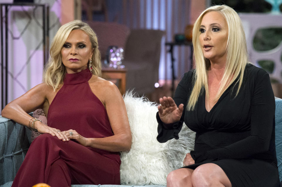 THE REAL HOUSEWIVES OF ORANGE COUNTY — “Reunion” — Pictured: (l-r) Tamra Judge, Shannon Beador — (Photo by: Nicole Weingart/Bravo/NBCU Photo Bank/NBCUniversal via Getty Images)