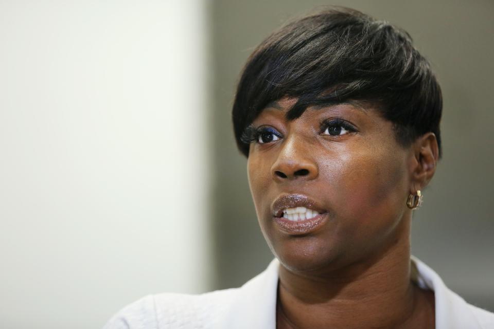 Crystal Mason, shown in 2019, had her illegal voting conviction overturned last week by the Texas 2nd Court of Appeals.