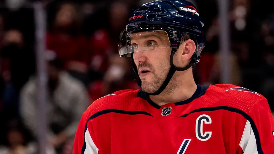 Alex Ovechkin has shown no signs of slowing down. (Getty)