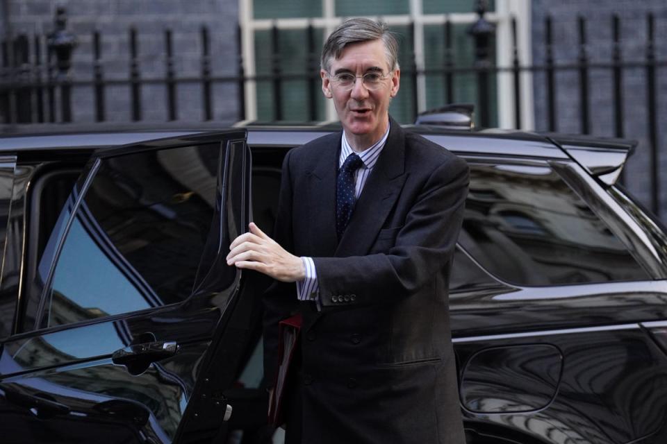 Senior Conservative Jacob Rees-Mogg has warned against being “too snowflakey” over bullying allegations as he defended Deputy Prime Minister Dominic Raab (PA) (PA Wire)