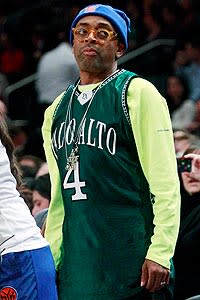 Spike Lee wore a vintage Jeremy Lin Palo Alto High jersey to the Knicks game on Feb. 17