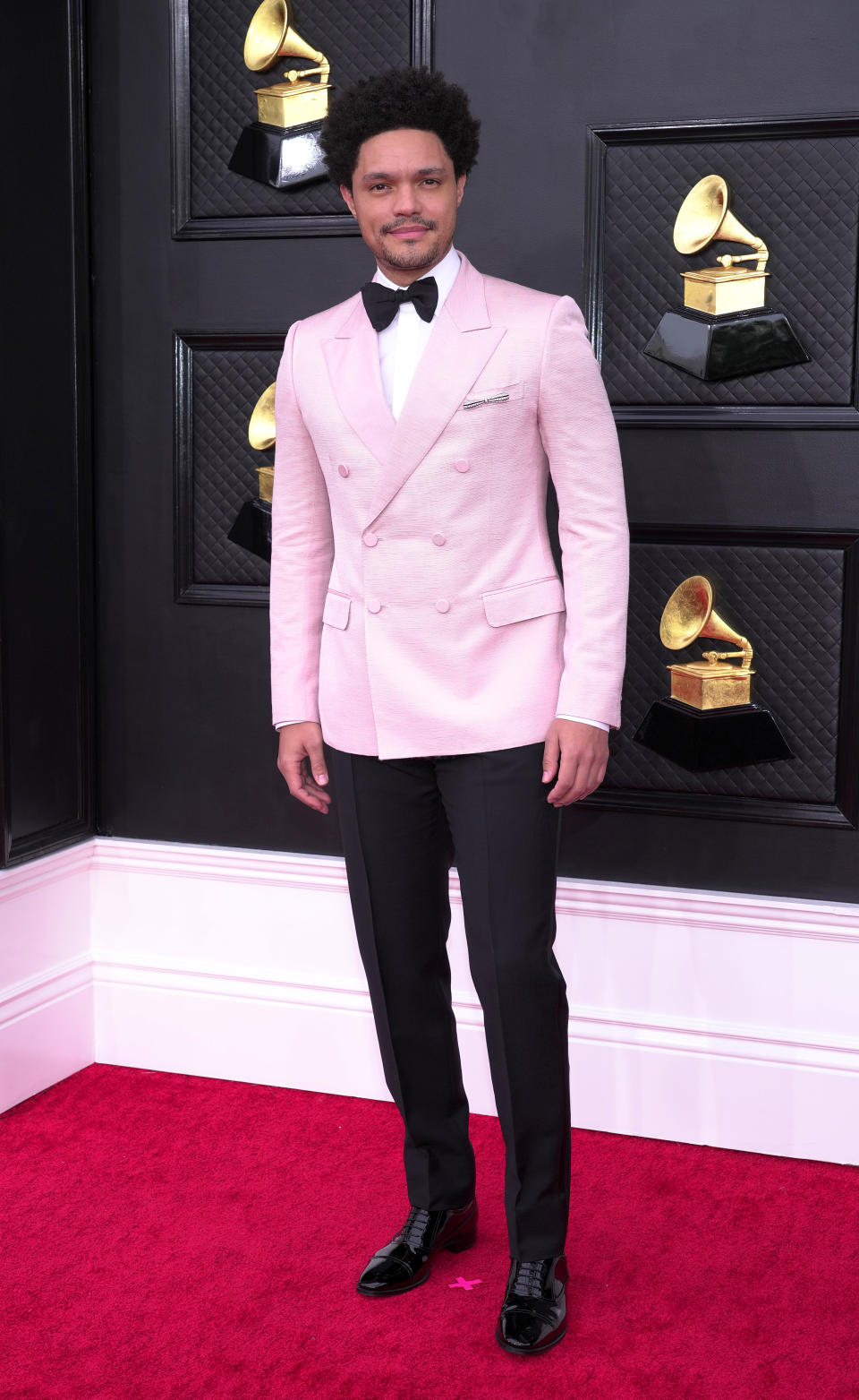 Grammys 2022 Red Carpet fashion Trevor Noah