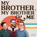 <p>Have you ever found yourself wondering “Is it considered cheating if you sleep with the demon that is possessing your Wife or Girlfriend?” or maybe “What is Obama's Playstation network Username?” These are the pressing questions you can expect the McElroy brothers to answer. These brothers are the boy kings of podcasting and have one of the funniest podcasts out there. It's the most absurd advice show out there. They even bring in some big guests like Jimmy Buffet or Lin Manuel Miranda, consistently. MBMBAM is a fantastic podcast for someone needing a pick me up or a care free fun hour sandwiched into their day. - <em>Cam Sherrill</em></p><p><a class="link " href="https://podcasts.apple.com/us/podcast/my-brother-my-brother-and-me/id367330921" rel="nofollow noopener" target="_blank" data-ylk="slk:Listen Now;elm:context_link;itc:0;sec:content-canvas">Listen Now</a></p>