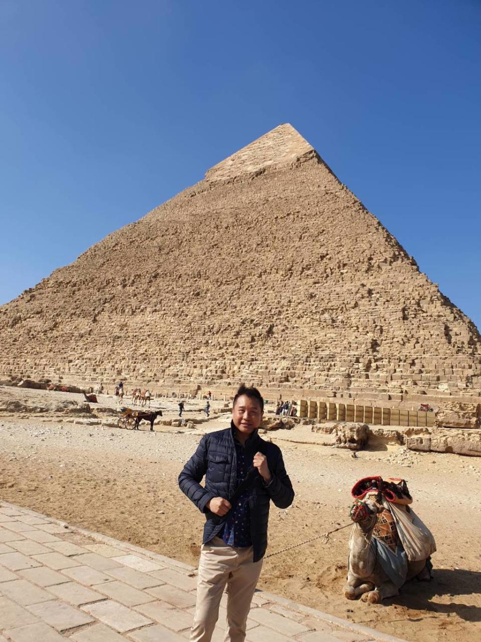 黃志強曾赴埃及旅遊。(黃志強提供)