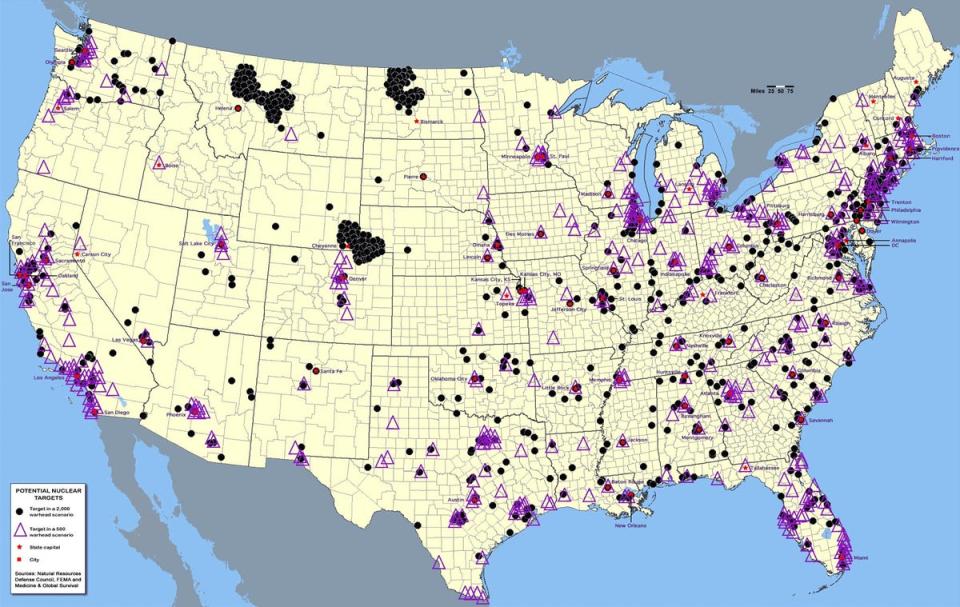 Map Of US Claims To Show Areas Most At Risk Of Being Targeted In   6be8fce18bcb9d4cfdc2ede3610873f0