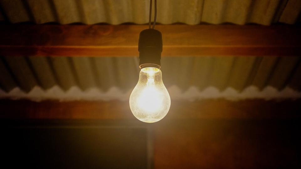 An old incandescent bulb.