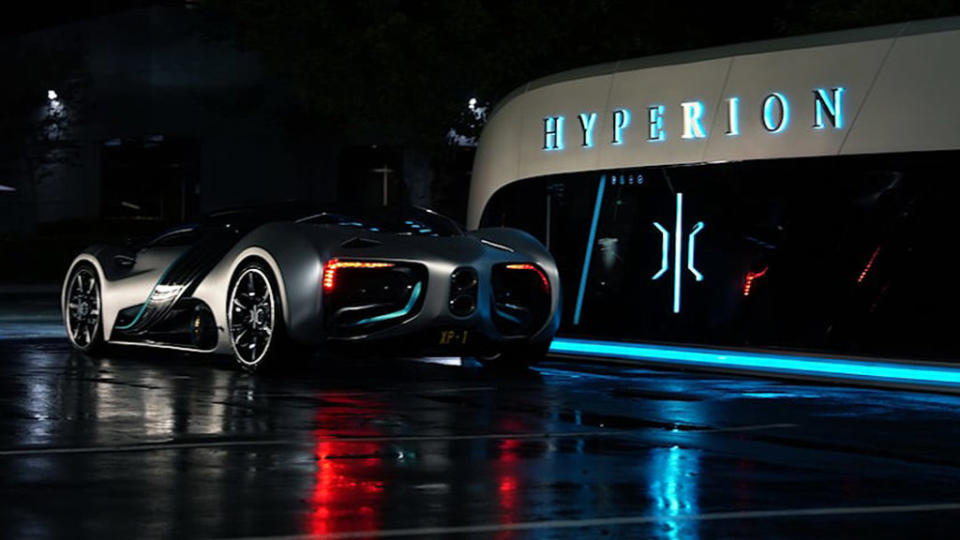 Hyper:Fuel不只餵食FCEV，還可為他牌純電動車充電。（圖片來源/ Hyperion）