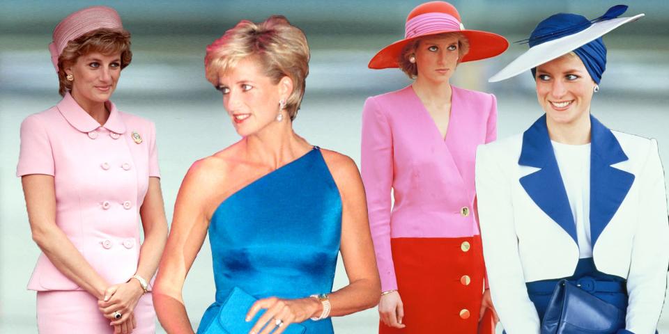 <p>Princess Diana was famously adored around the world for many things: her love for her sons Prince William and Prince Harry, her tireless dedication to humanitarian work, and of course, her one-of-a-kind style. She was arguably the most photographed woman of the 80s and 90s, and her impact has always lived on with her memory. News outlets and nostalgic Instagram accounts still repost her glittering evening gowns and chic gym outfits to this day, ensuring that her style remains unforgettable.</p><p>July 2, 2021, would have been the Princess of Wales' 60th birthday. To mark the occasion, <a href="https://www.redonline.co.uk/red-women/news-in-brief/a36883713/harry-william-diana-statue/" rel="nofollow noopener" target="_blank" data-ylk="slk:Prince William and Prince Harry" class="link ">Prince William and Prince Harry</a> reunited to unveil a statue of their mother in the gardens of Kensington Palace. Here, we remember all of her incredible looks from over the years. </p><p>Click through to admire 28 of Princess Diana's most iconic fashion looks:</p>