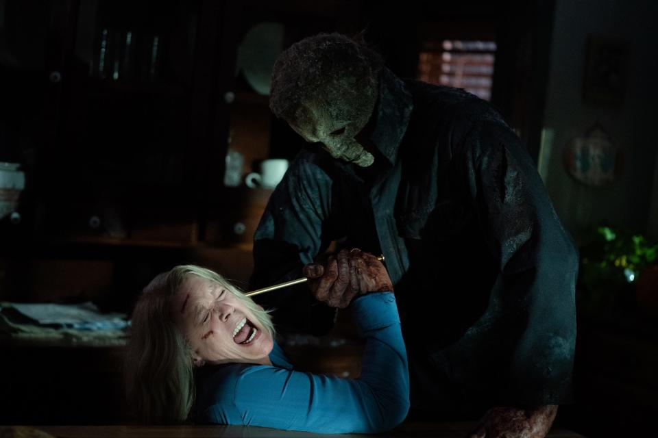 Jamie Lee Curtis as Laurie Strode in Halloween Ends