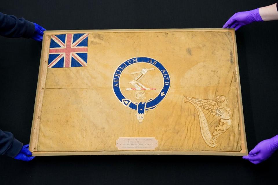 A campaign has helped save the Kellet Sledge flag from leaving the UK to the hands of a private overseas collector   (PA Wire)