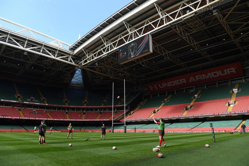 The stadium hosted Six Nations rugby in February (Getty Images)