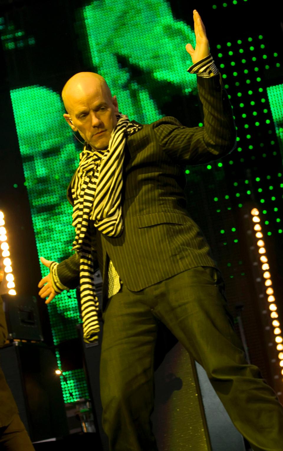 ONSTAGE WITH R.E.M. AT THE WALDBUEHNE, BERLIN, GERMANY, JULY 2008