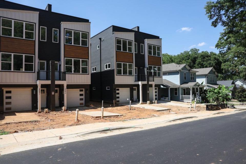 New housing development on Coxe Avenue in Charlotte has created flood problems for the neighboring houses due to excessive stormwater runoff, neighbors say.