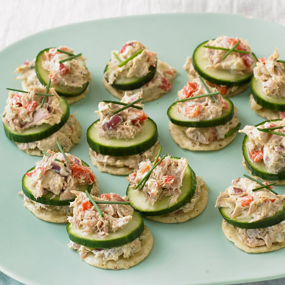 Smoked Tuna Spread Canapés