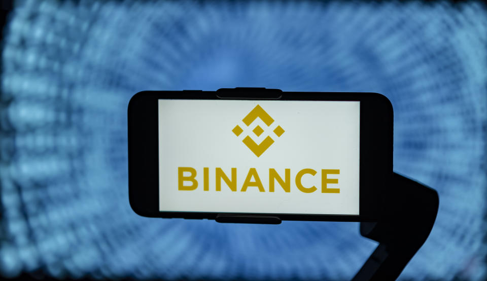 INDIA - 2022/12/09: In this photo illustration, the logo of Binance is seen displayed on a mobile phone screen. (Photo Illustration by Idrees Abbas/SOPA Images/LightRocket via Getty Images)
