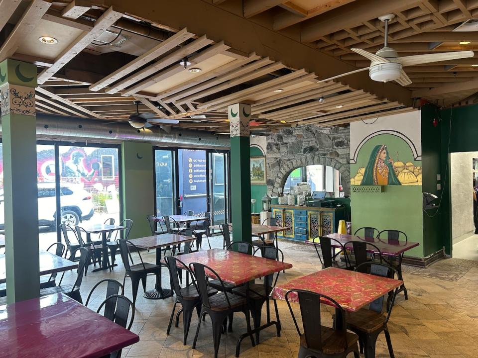 Owner Adam Sayani told CBC Radio this week that the decore of Lahore Tikka House has been kept similar to what it was before last year's fire.